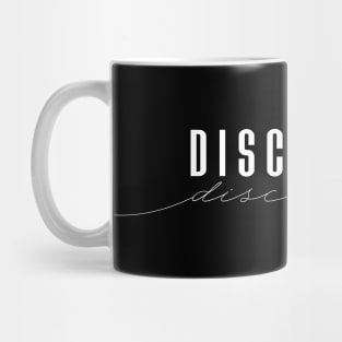 Discipline -  - Elegant Minimal Design Mug